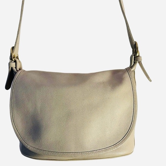 Coach Vintage Fletcher Ivory Leather Crossbody - Picture 2 of 14